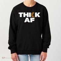 Thick AF Funny Donut Fitness Weightlifting Women's Sweatshirt thumb 0