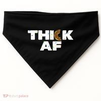 Thick AF Funny Donut Fitness Weightlifting USA-Made Doggie Bandana thumb 0
