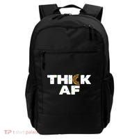 Thick AF Funny Donut Fitness Weightlifting Backpack thumb 0