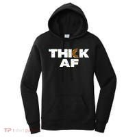 Thick AF Funny Donut Fitness Weightlifting Women's Hoodie thumb 0
