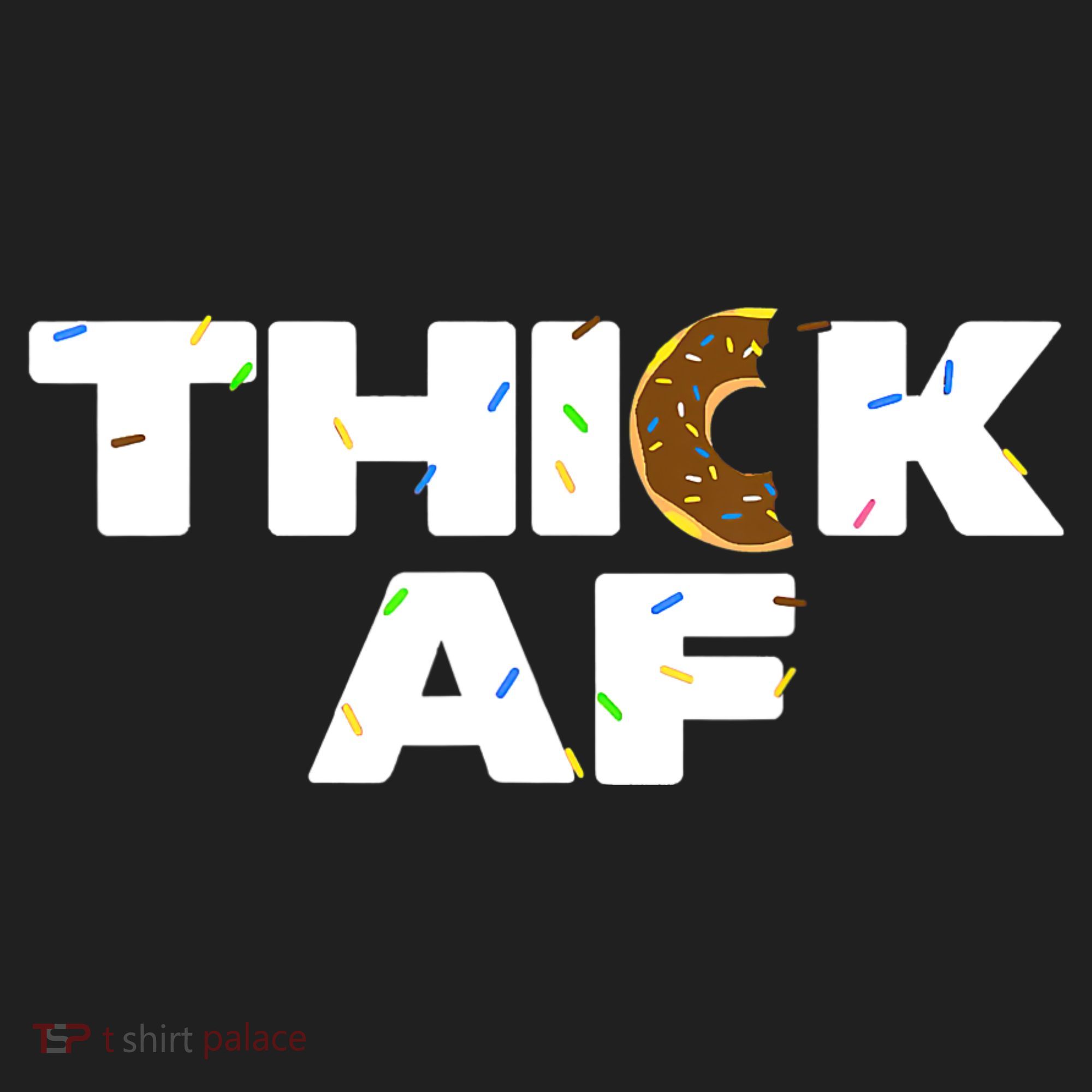 Thick AF Funny Donut Fitness Weightlifting Golf Towel