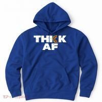 Thick AF Funny Donut Fitness Weightlifting Hoodie thumb 0