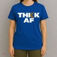 Thick AF Funny Donut Fitness Weightlifting T-Shirt thumb 4