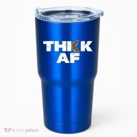 Thick AF Funny Donut Fitness Weightlifting Tumbler thumb 0
