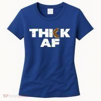 Thick AF Funny Donut Fitness Weightlifting Women's T-Shirt thumb 0
