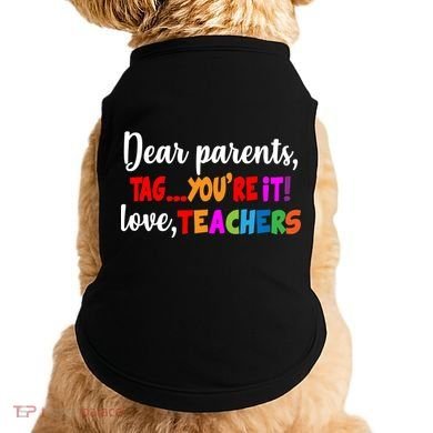 Tag You're It Love Teachers Doggie Tank