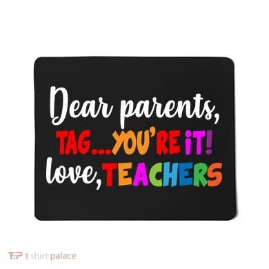 Tag You're It Love Teachers Mousepad