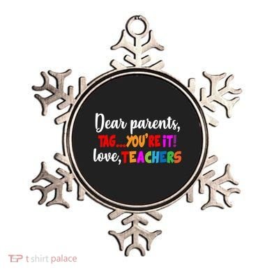 Tag You're It Love Teachers Ornament