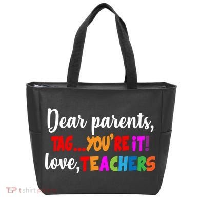 Tag You're It Love Teachers Tote Bag