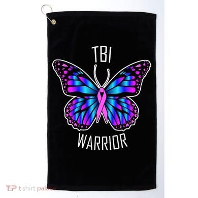 TBI Awareness Gift Great Gift Traumatic Brain Injury Present Cool Gift Golf Towel