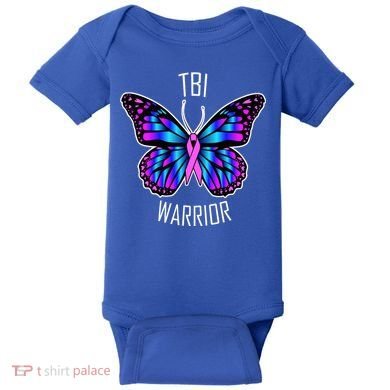 TBI Awareness Gift Great Gift Traumatic Brain Injury Present Cool Gift Baby Bodysuit