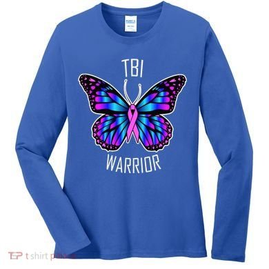 TBI Awareness Gift Great Gift Traumatic Brain Injury Present Cool Gift Women's Long Sleeve Shirt