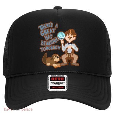 Theres A Great Big Beautiful Tomorrow Men And Dog Hat