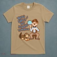 Theres A Great Big Beautiful Tomorrow Men And Dog T-Shirt thumb 5