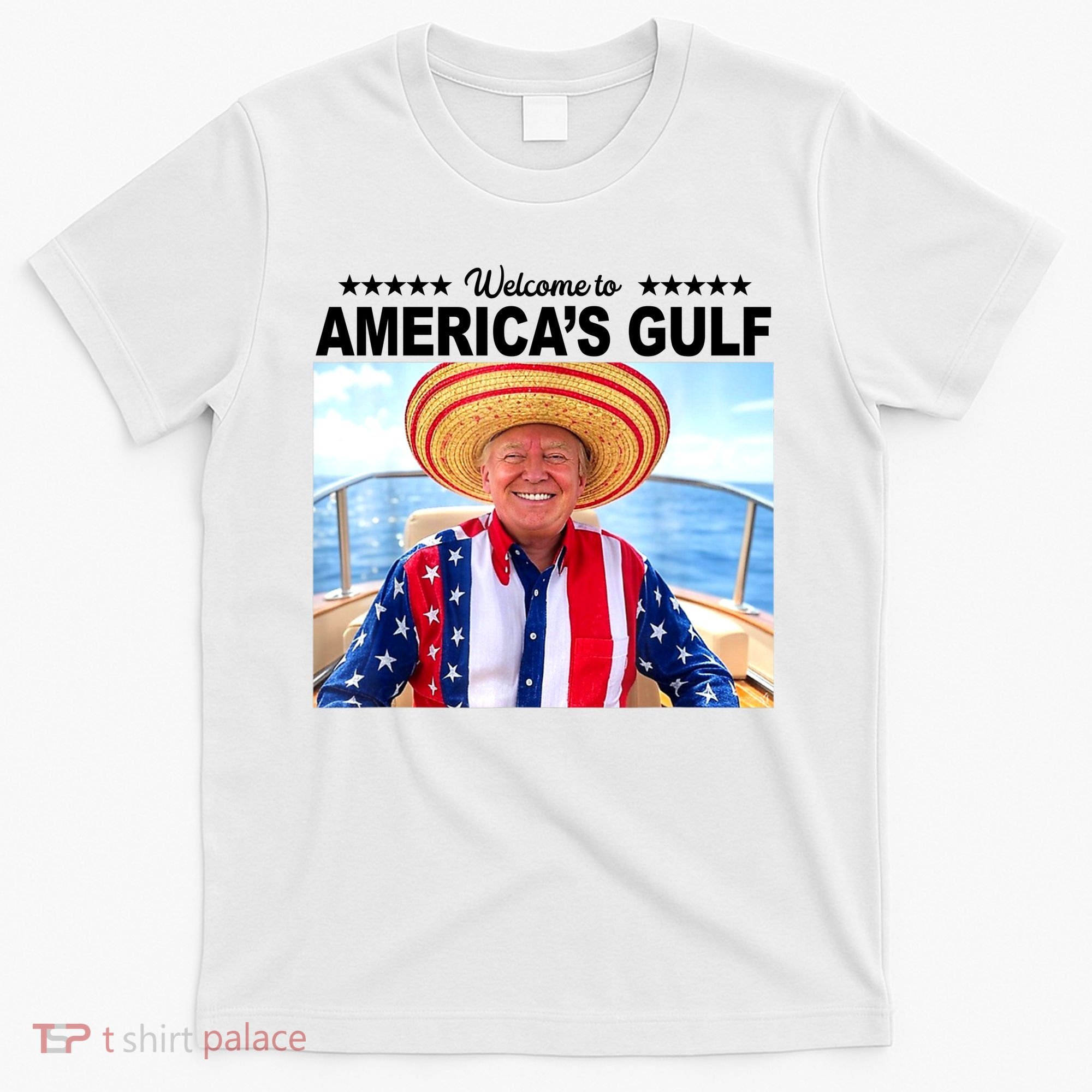 Trump Americas Gulf Mexico President Trump Sombrero T-Shirt