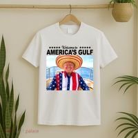 Trump Americas Gulf Mexico President Trump Sombrero T-Shirt thumb 2