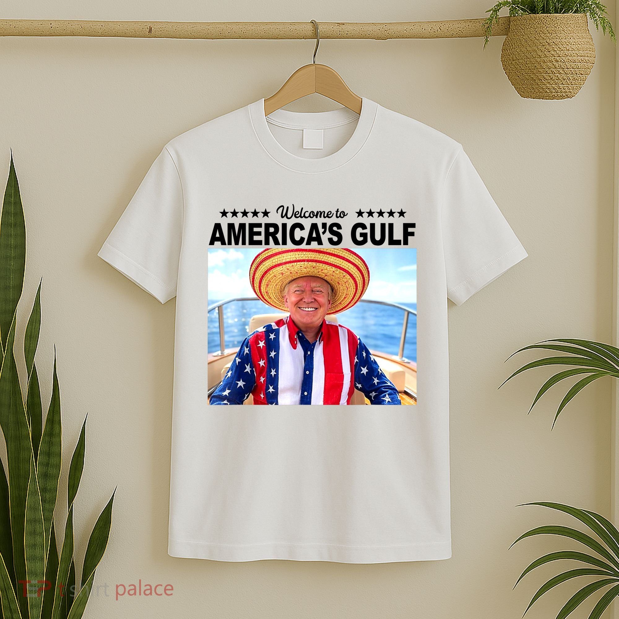 Trump Americas Gulf Mexico President Trump Sombrero T-Shirt