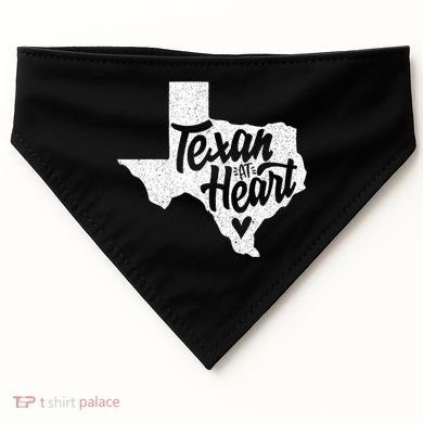 Texan At Heart  USA-Made Doggie Bandana