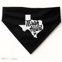 Texan At Heart  USA-Made Doggie Bandana thumb 0