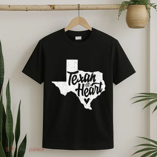 Texan At Heart  T-Shirt
