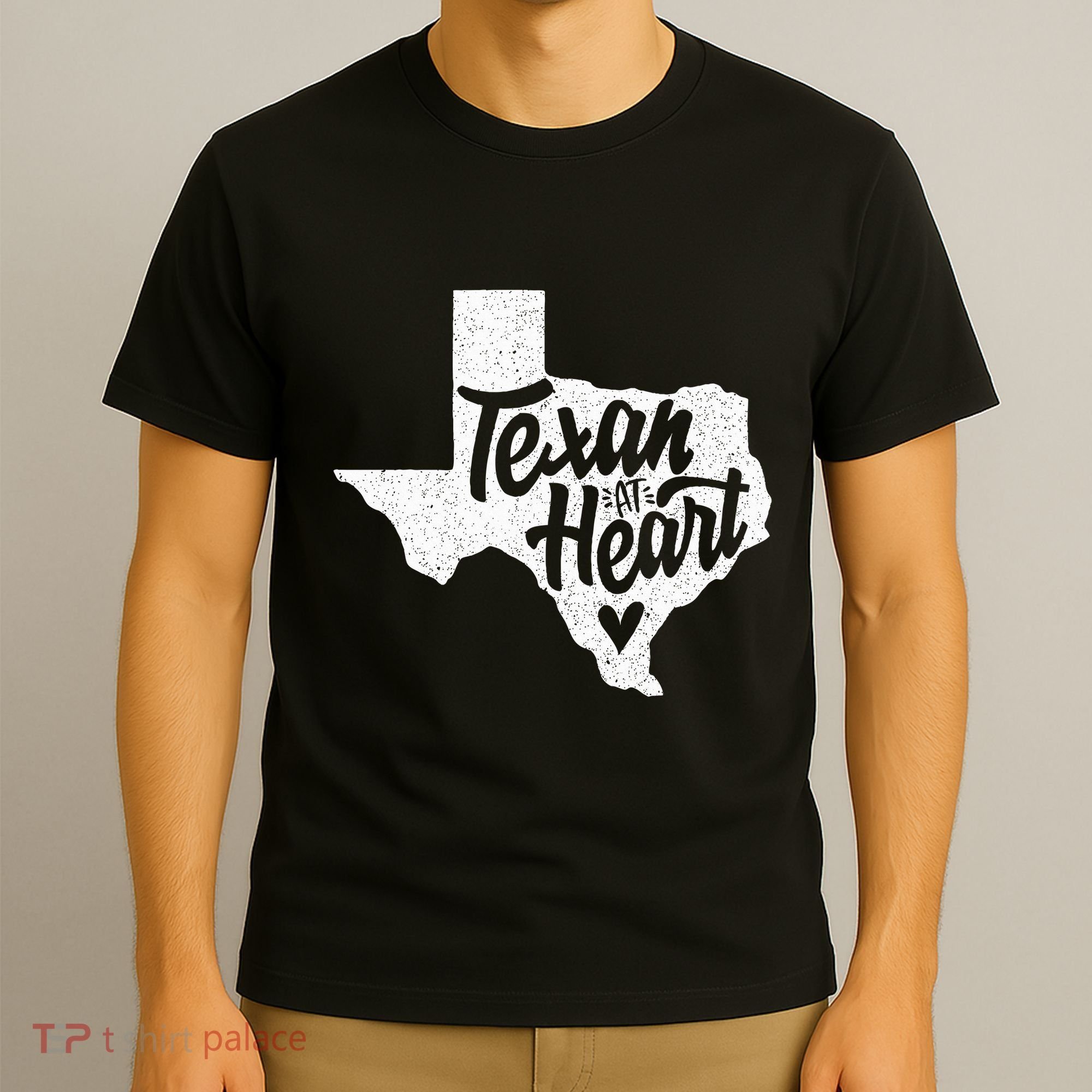 Texan At Heart  T-Shirt