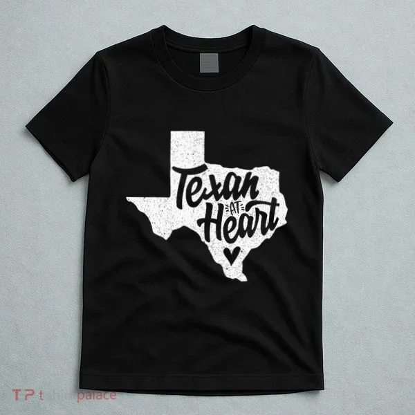 Texan At Heart  T-Shirt
