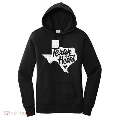 Texan At Heart  Women's Hoodie