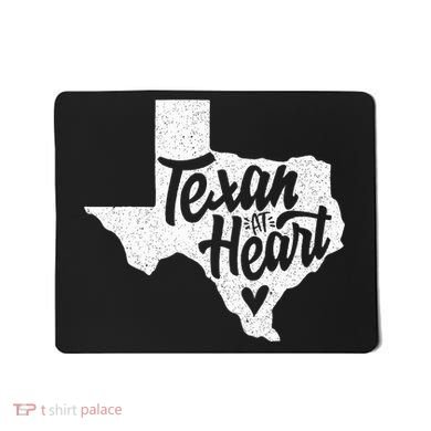 Texan At Heart  Mousepad