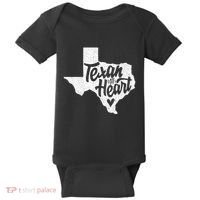 Texan At Heart  Baby Bodysuit thumb 0