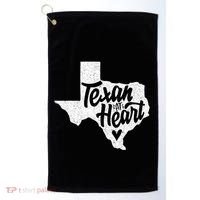 Texan At Heart  Golf Towel thumb 0