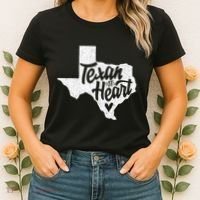 Texan At Heart  Women's T-Shirt thumb 2