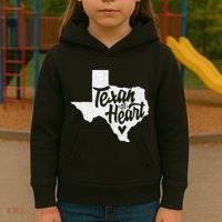 Texan At Heart  Kids Hoodie thumb 3