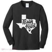 Texan At Heart  Kids Long Sleeve Shirt thumb 0