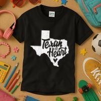 Texan At Heart  Kids T-Shirt thumb 3
