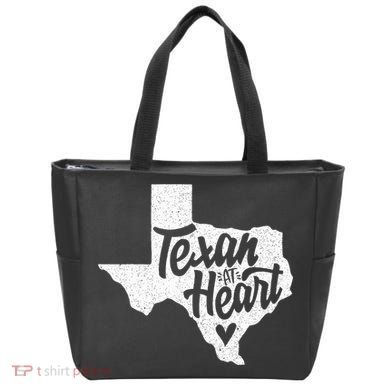 Texan At Heart  Tote Bag