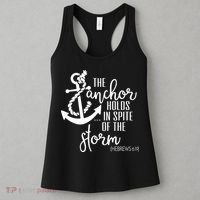 The Anchor Holds In Spite Of The Storm Women's Tank Top thumb 3