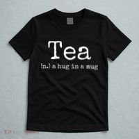 Tea A Hug In A Mug Tea Drinker Drinking Fan Enthusiast T-Shirt thumb 5