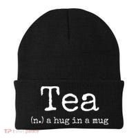 Tea A Hug In A Mug Tea Drinker Drinking Fan Enthusiast Beanie thumb 0