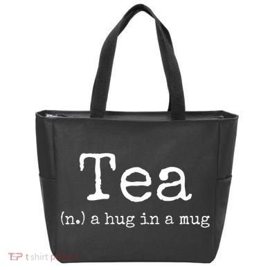 Tea A Hug In A Mug Tea Drinker Drinking Fan Enthusiast Tote Bag