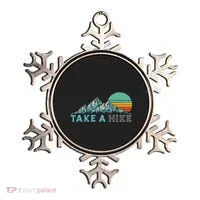 Take A Hike Retro Vibe Mountains 70S Hiking Cool Gift Ornament thumb 0
