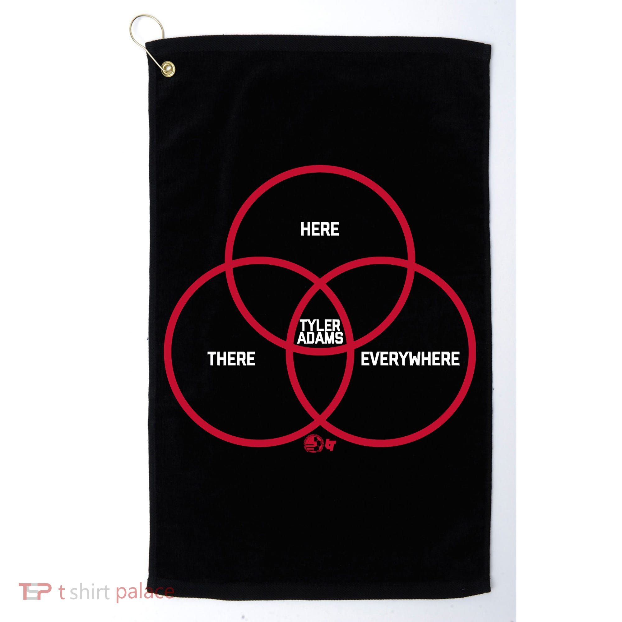Tyler Adams Here, There, Everywhere USA Soccer Golf Towel