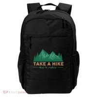 Take A Hike Funny Gift Mountain Adventure Camping Outdoor Retro Gift Backpack thumb 0