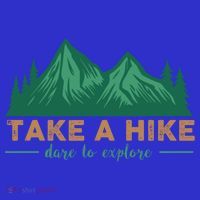 Take A Hike Funny Gift Mountain Adventure Camping Outdoor Retro Gift Sweatshirt thumb 3