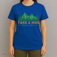 Take A Hike Funny Gift Mountain Adventure Camping Outdoor Retro Gift T-Shirt thumb 4