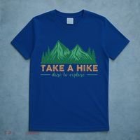 Take A Hike Funny Gift Mountain Adventure Camping Outdoor Retro Gift T-Shirt thumb 5