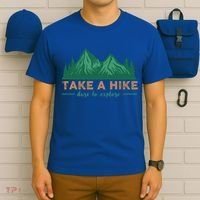 Take A Hike Funny Gift Mountain Adventure Camping Outdoor Retro Gift T-Shirt thumb 6