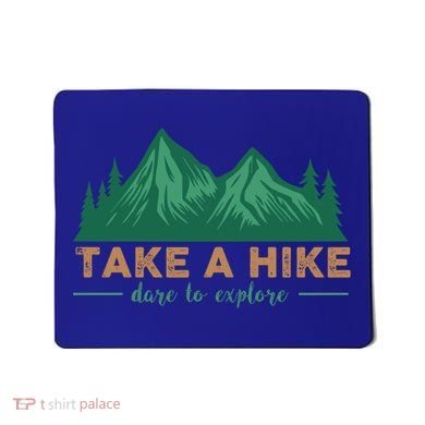 Take A Hike Funny Gift Mountain Adventure Camping Outdoor Retro Gift Mousepad