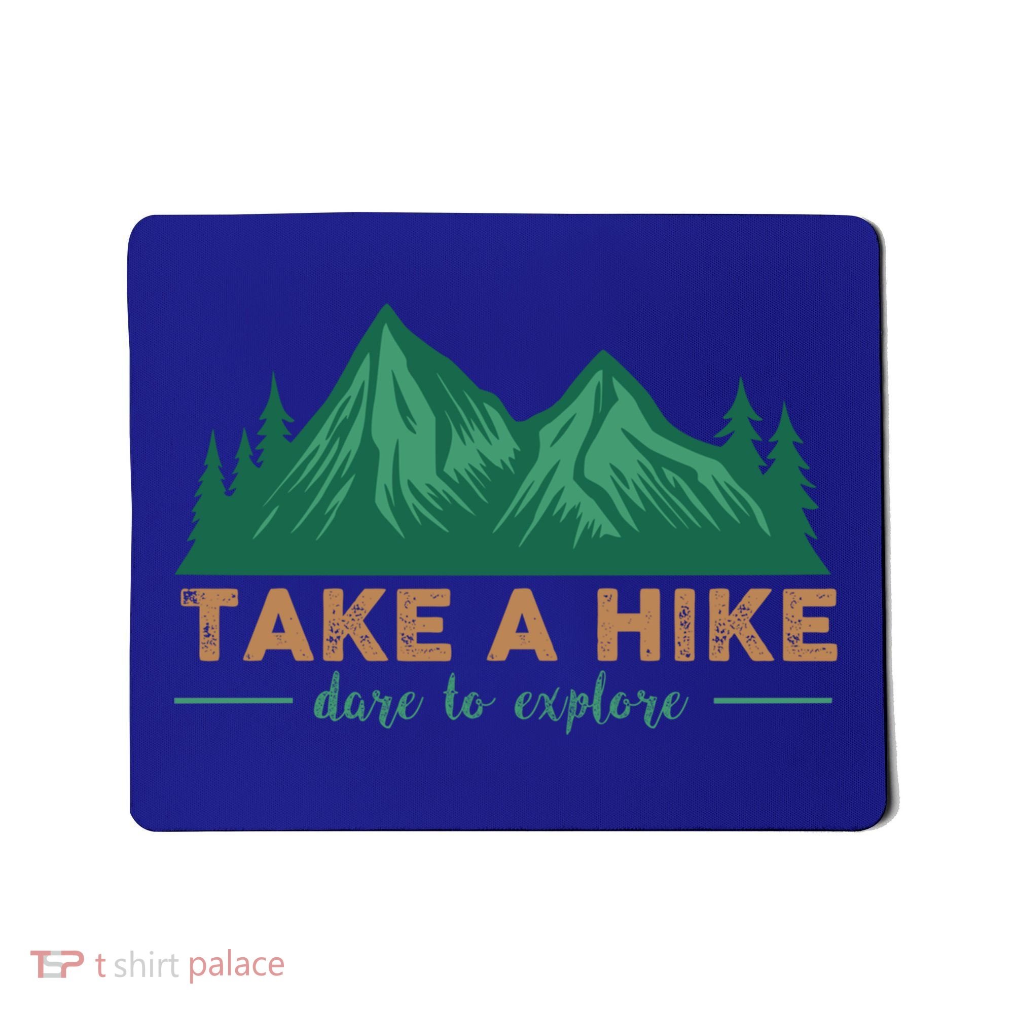 Take A Hike Funny Gift Mountain Adventure Camping Outdoor Retro Gift Mousepad