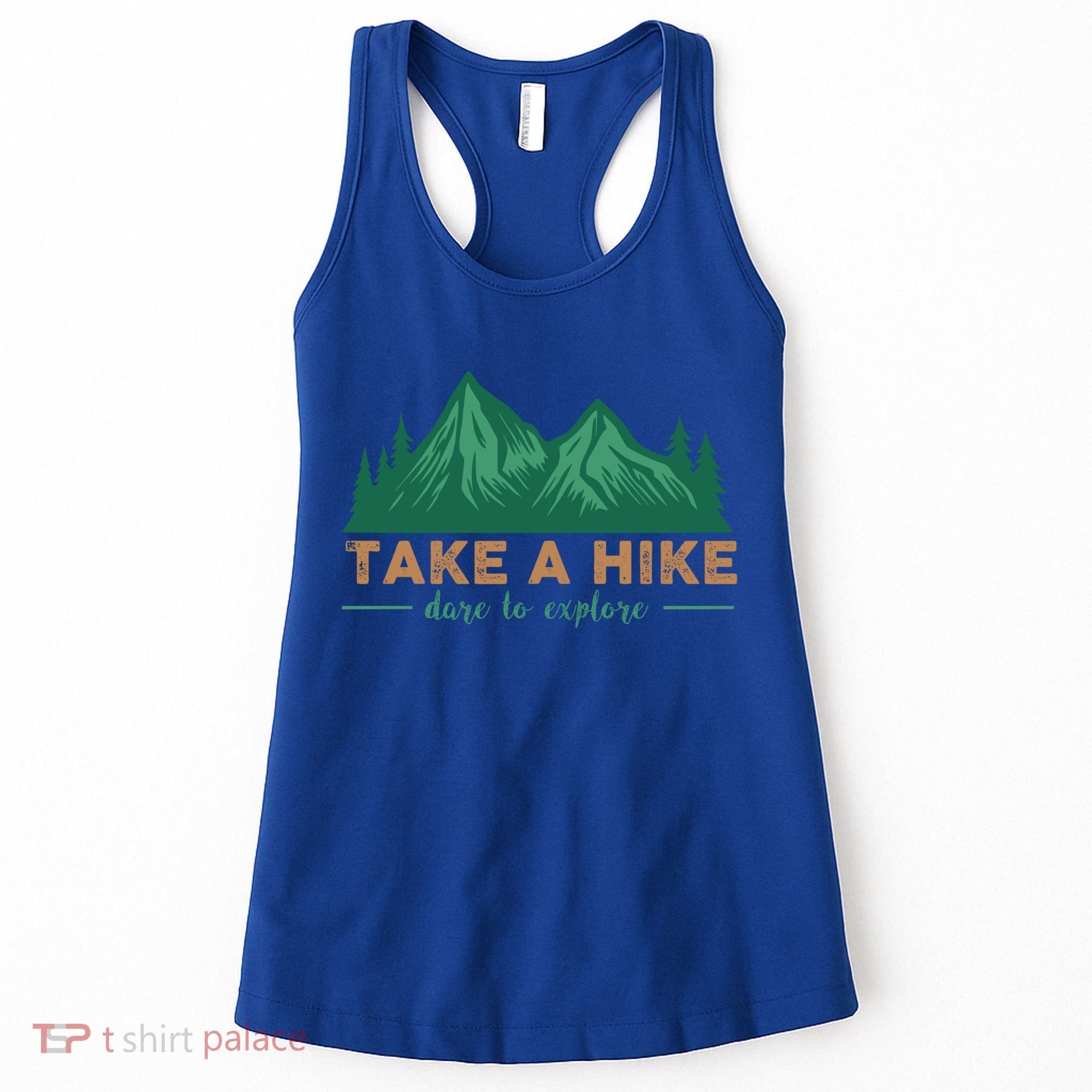 Take A Hike Funny Gift Mountain Adventure Camping Outdoor Retro Gift Women's Tank Top