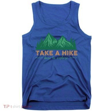 Take A Hike Funny Gift Mountain Adventure Camping Outdoor Retro Gift Tank Top